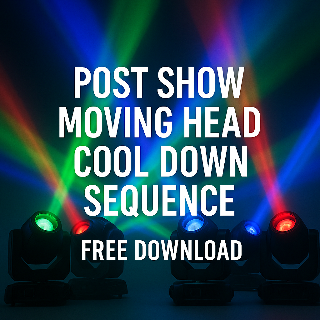 Static Post Show Sequence (With Moving Heads Lamp Off)